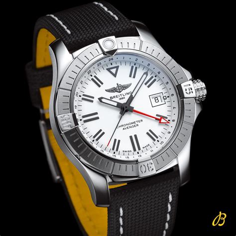 breitling avenger gmt 43 white|breitling avenger gmt 43 review.